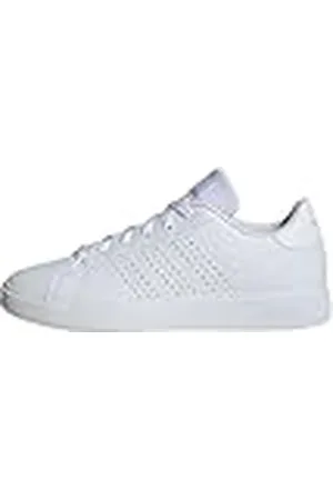 adidas Advantage Base 2.0 Shoes, Zapatos Mujer, Cloud White/Cloud White/Clear Pink, 39 1/3 EU