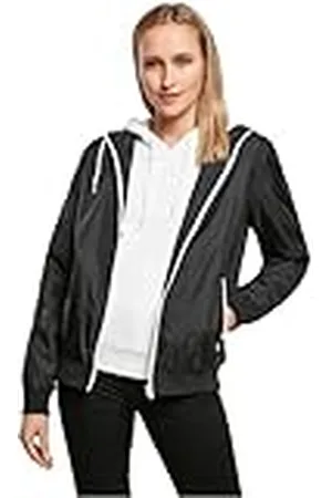 Build Your Brand Ladies Windrunner Chaqueta Cortavientos, , XXXL para Mujer
