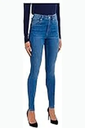 VERO MODA Vmsophia HR Skinny J Gu3112 Ga Noos Jeans, Medio De Mezclilla Azul, MW x 32L para Mujer