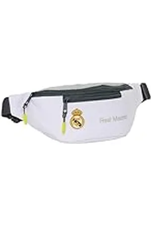 Safta REAL MADRID EQUIPACIÓN 25/26 - Riñonera con Bolsillo Exterior, Ideal para Jóvenes y Niños de Diferentes Edades, Cómoda y Versátil, Calidad y Resistencia, 23x9x12 cm
