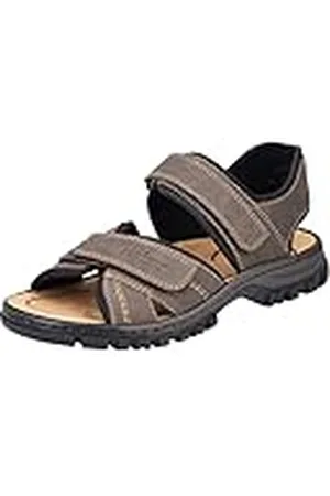 Rieker 25051, Sandalias Hombre, Marrón (Tabaco/Negro / 27), 47 EU