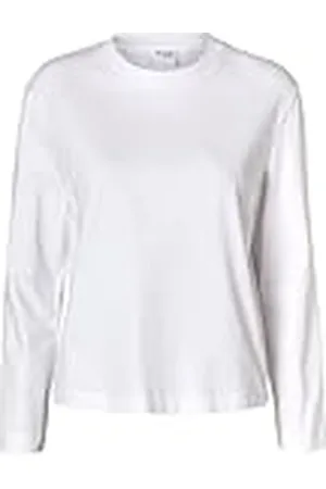 SELECTED Slfessential LS Boxy tee Noos Camiseta de Manga Larga, , M para Mujer