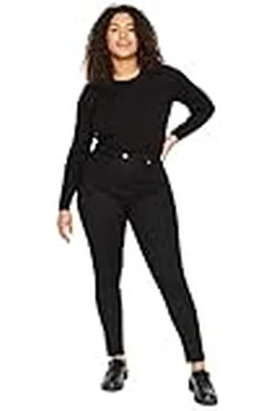Trendyol Tbbaw23cj00061 Jeans de Talla Grande, , 68 Mujer