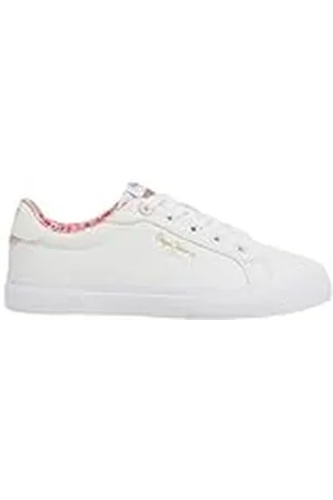 Pepe Jeans Kenton Bass G, Zapatillas para Niñas, (White), 6