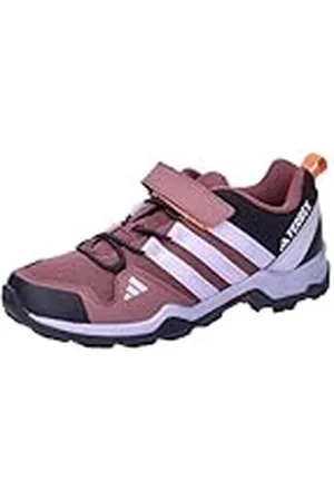 adidas Terrex AX2R Hook-and-Loop Hiking Shoes, Zapatos de Senderismo, Quiet Crimson/Silver Dawn/Amber Tint, 29 EU
