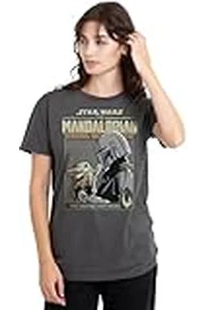 STAR WARS Grogo Legend Continues Ladies T Shirt, Charcoal Camiseta, , S para Mujer