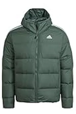 adidas Hombre Essentials Midweight Down Hooded Jacket, , L
