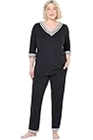 Ulla Popken Pyjama, Sporty Juego de Pijama, , 50-52 Mujeres