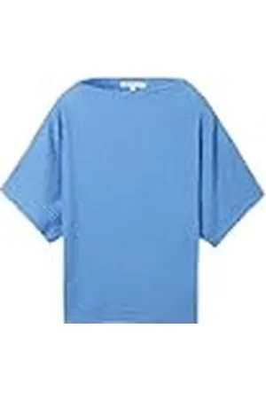 TOM TAILOR 1040634 Camiseta de Manga Larga, 18712-Sicilian Blue, S para Mujer