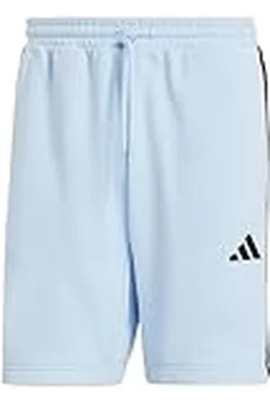 adidas Essential - Pantalones Cortos de Rizo francés con Tres Rayas para Hombre