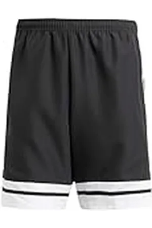 adidas SQUADRA25 Downtime - Pantalón Corto Tejido para Hombre, Talla L, 5 cm, Color Negro y Blanco