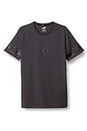 PUMA BVB Ftblculture tee Camiseta, Hombre, Asphalt/Cyber Yellow, M