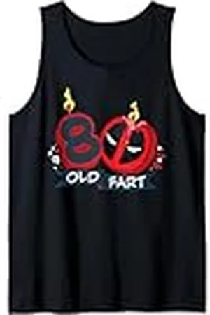 Marvel Deadpool 80th Birthday Party "80 Old Fart" Funny Camiseta sin Mangas