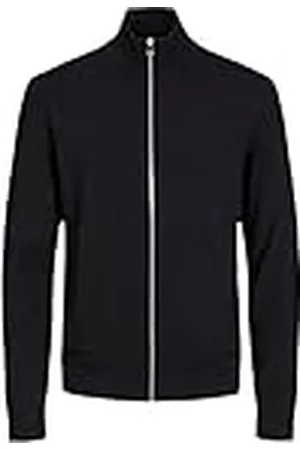 JACK & JONES Jjeemil Noos-Cárdigan de Punto con Cremallera Suéter, , L para Hombre