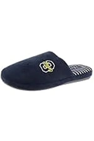 De Fonseca Zapatillas para hombre, con forro de algodón, suela de goma TPR, zapatillas de casa, , 41/42 EU, ., 41/42 EU