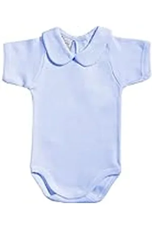 BABIDU Body Bebé Manga Corta Algodón 100%, Body Bebé Recién Nacido y Prematuros, Tejido Suave Transpirable y Hipoalergénico Para Piel Sensible, Ropa Bebé Niño y Niña Unisex, Body Con Cuello Bebé