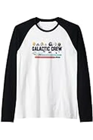 STAR WARS Galactic Crew Group Shot Big Chest Logo Camiseta Manga Raglan