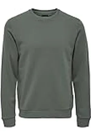 Only & Sons Onsceres Crew Neck Noos Sudadera, Castor Gray, S para Hombre