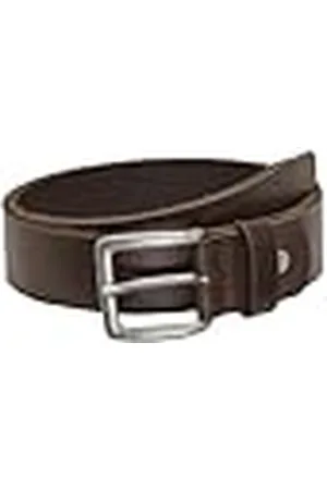 Only & Sons Onscarter Noos-Cinturón de Piel (tamaño Medio) Cuero, Color marrón, 85 cm para Hombre