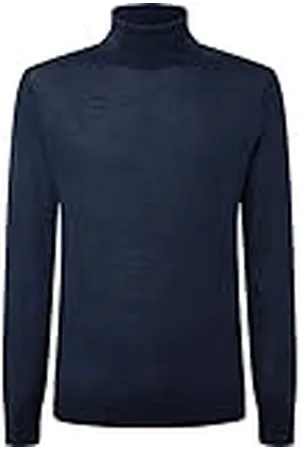Hackett Merino Silk Roll Neck Sudadera, , S para Hombre