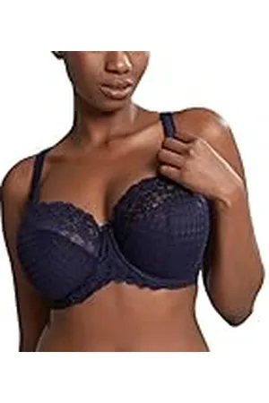 Panache Envy, Sujetador de Diario,de Copa Completa para Mujer, Color Liso. Azul 85H