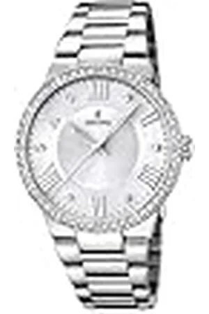 Festina Reloj Mujer F16719/1 Boyfriend Caja de Acero Inoxidable 316l Plateado Correa de Acero Inoxidable 316l Plateado