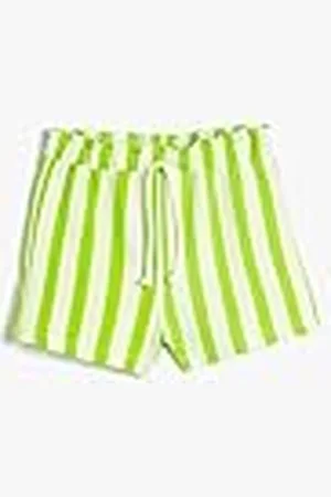 Koton Shorts Drawstring Cotton, Pantalones Cortos niñas,