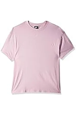 Nike W NSW ESSNTL Top SS BF LBR Camiseta de Manga Corta, Mujer, Pink Foam/White, 2XL