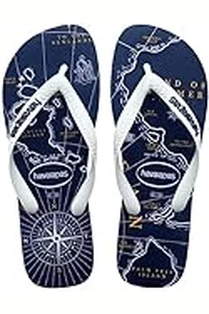 Havaianas Top Nautical, Chanclas Cómodas, Ligeras y Versátiles, Diseños Estilo Marinero, Tiras Anchas, Hombre