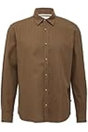QS by s.Oliver 2163061 Camisa de Manga Larga, , L Hombres