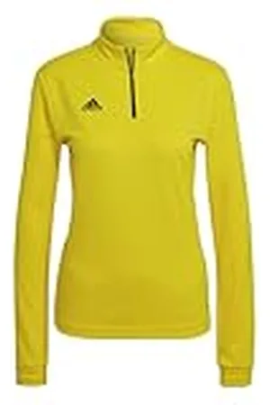 adidas Entrada 22 Training Top Camisa de Entrenamiento para Mujer, Team Yellow/Black, S