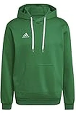 adidas Ent22 Hoody Sudadera con capucha, Team Green/White, L Tall 3 inch Hombre