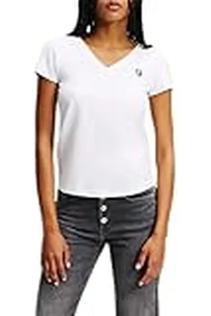 Karl Lagerfeld Slim V-Neck tee Camiseta, , XL Mujeres