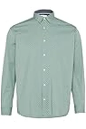 QS by s.Oliver 2159010 Camisa de Manga Larga, Corte Ajustado, , XXL Hombres