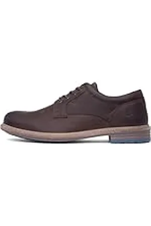 Hush Puppies Julian con Cordones, Oxford Hombre, Brown, 43 EU