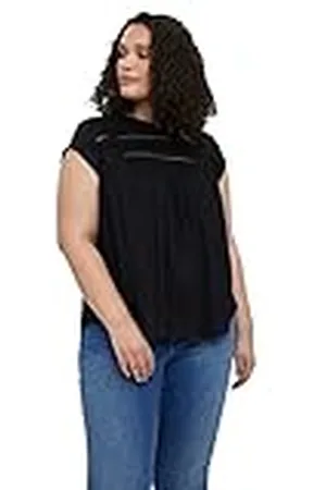 VERO MODA Vmdebbie Pleat S/L Top Wvn Ga Curve Noos Blusas, , 52 para Mujer