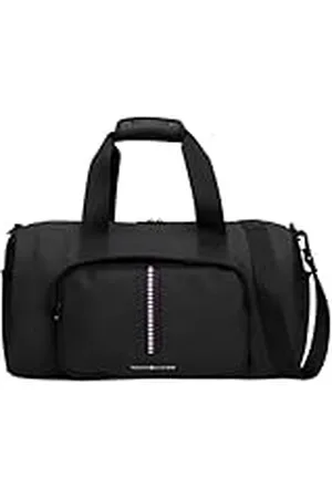 Tommy Hilfiger Bolsa de Fin de Semana Hombre Corp Duffle Equipaje de Mano, Negro (Black), Talla única