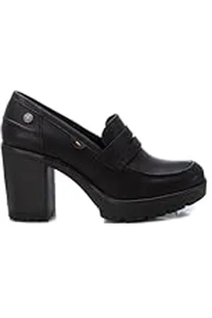 Refresh Mocasines Mujer Negro - Calzado Cómodo y Versátil - Moda Casual - Modelo 17225301 (Talla 39)