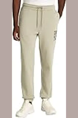 Calvin Klein Pantalón de chándal Hombre Painted Pant de algodón, Beige (Laurel Oak), M