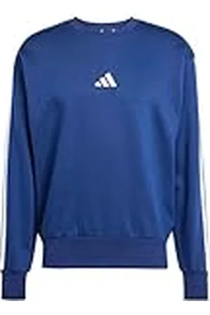 adidas Hombre Essential Three Stripes Fleece Sweatshirt, , XL