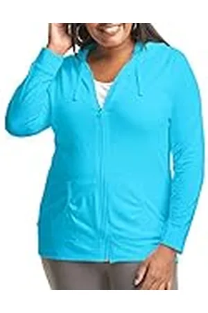 Just My Size Sudadera con Capucha y Cremallera Completa para Mujer, , 3X