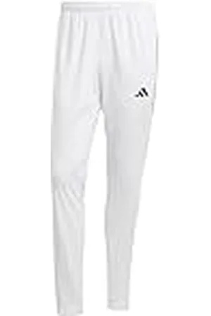 adidas Hombre Club Tennis 3-Stripes Knitted Pants, White, S