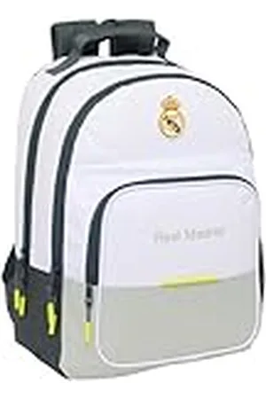 Safta REAL MADRID EQUIPACIÓN 25/26 - Mochila Escolar, Mochila, Ideal para Niños de Diferentes Edades, Cómoda y Versátil, Calidad y Resistencia, 32x16x42 cm