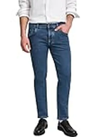 Bugatti 3278d-96635 Cinco Bolsillos Ho, Azul-350, 31W x 34L para Hombre