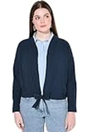 Ulla Popken Bat Bolero with Linen Lino, , 54-56 para Mujer