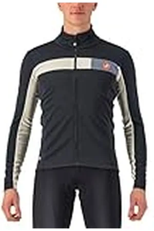 Castelli 4522509-085 MORTIROLO 6S JACKET Jacket Hombre LIGHT BLACK/CHALK Tamaño L