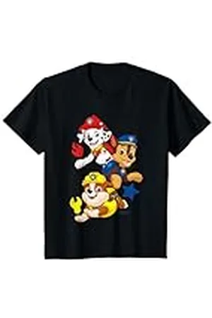 Paw Patrol Niños - Chase Marshall Rubble Camiseta