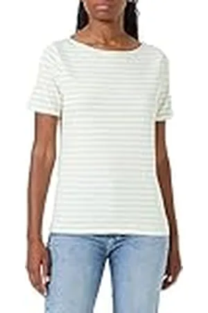 Gerry Weber Edition 870122-44009 Camiseta, Color Verde/Crudo/Blanco, 36 para Mujer