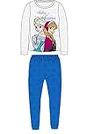 Disney Pijama 2 Piezas T Shirt + Pantalon Kid (2 à 8Años) Reina de Las Nieves Dulce Linda Caliente - Pack de 2: Conjunto Pijama Niña Niño Modelo DIS FROZ 5204B956-S2-5AÑOS