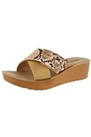 De Fonseca Pantofola Donna Aperta, Sottopiede In Poliuretano, Comodo E Resistente, Pantuflas Mujer, , 39 EU